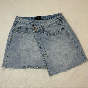 Ksubi Denim Rap Skirt